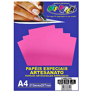 Papel Lamicote Rose Golg 250g/m² - Off Paper