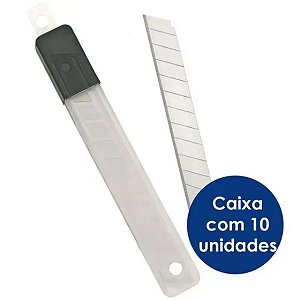 Refil Lâmina de Reposição para Estilete 9mm - 10 Unids - Masterprint