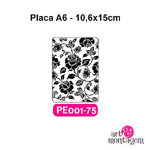 Placa Para Relevo (Emboss) 2D - PE001-75 - A6 - Art & Montagem