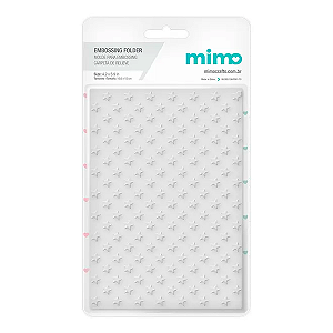 Molde para Embossing Estrelas - 10,6 X 15 cm - Mimo
