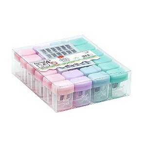 Apontador Com Depósito, Pastel- BRW