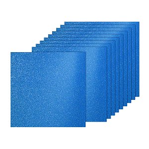 Papel Glitter Azul- 30x30