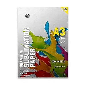 Papel Para Sublimação Globinho 100 Folhas -A3 Premium