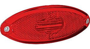 Lanterna lateral de LED vermelho eclipse sem suporte
