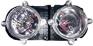 Farol duplo horizontal Ford Cargo 2000 até 2006