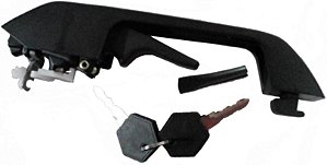 Maçaneta de porta externa de alumínio direita Scania 112-113