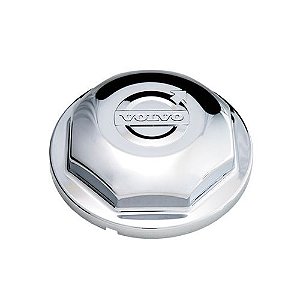 Tampa cubo cromada roda dianteira Volvo VM