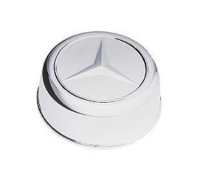 Tampa cubo cromada roda dianteira Mercedes Benz Accelo
