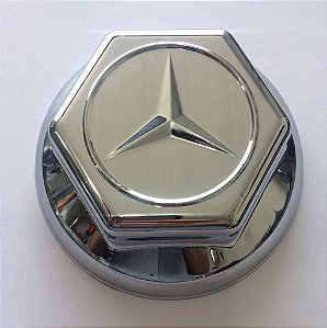 Tampa cubo cromada roda dianteira Mercedes Benz 1113-1620