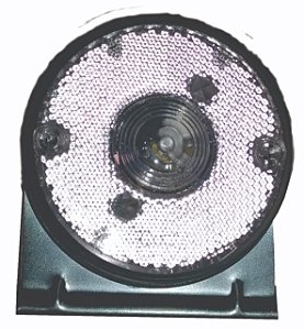 Lanterna lateral com suporte de ferro Randon