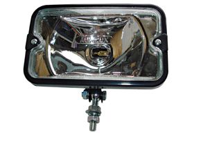 Farol de milha retangular liso