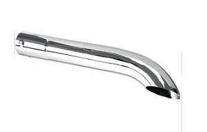 Boca de escape extra longa 4''