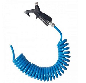 Mangueira de cabine soprar-limpeza azul completa
