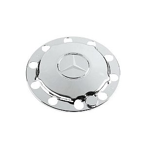 Tampa cubo cromada reduzido Mercedes Benz