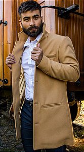 casaco moletinho alongado masculino