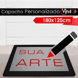 Tapete Capacho Personalizado Vinil-GS - 180x120cm