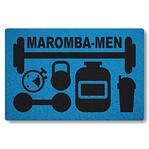 Tapete Capacho Maromba-Men - Azul Maritimo