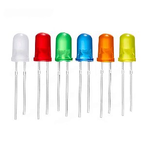 LED Difuso 5mm Diversas Cores