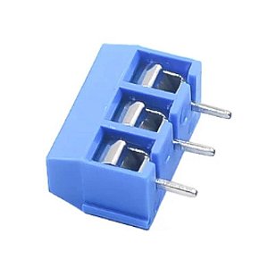 Conector Borne KRE 3 Vias Azul