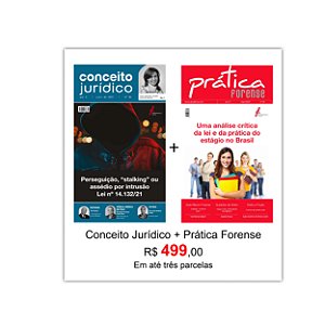 Revista Conceito Jurídico e Prática Forense Assinatura anual App IOS e Android