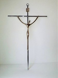 Crucifixo Cruz de Parede Sem Cristo Personalizado Ele Vive