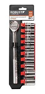 JOGO SOQUETE SEXTAVADO 1/2 8 a 2mm 11Pcs Gedore D26-11 B