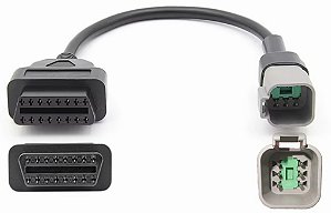 Cabo Adaptador Obd2 Para Moto SUZUKI De 6 Pinos