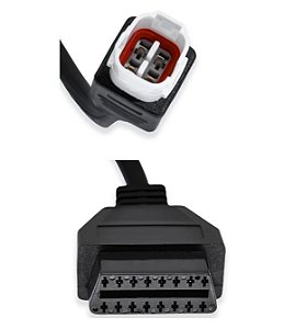 Cabo Adaptador OBD2 de 4 pinos para YAMAHA