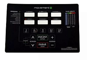 Painel Adesivo Esteira Movement  LX 160I G4  c/ Inclinação