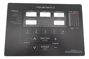 Painel Adesivo Esteira Movement LX 150 G4 / 160 G4 s/ Inclinação