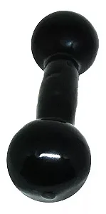 Halter peso bola 1KG Emborrachado