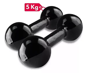 Halter peso bola 5KG Emborrachado (Unid)