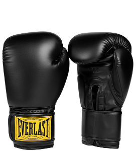 Par de Luvas de Boxe Clássica Preto Everlast
