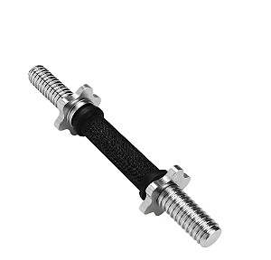 Barra Para Halter Com Rosca Aço Inox Musculação