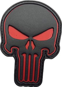 Patch justiceiro punisher Emborrachado Airsoft