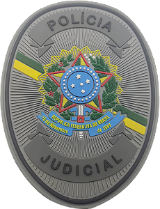 Policia Judicial distintivo Patch C/Velcro emborrachado