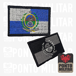 Patch Emborrachado Mato Grosso Colorido, Almox Militar