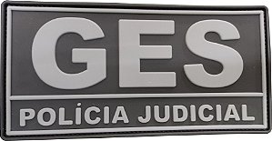 Tarja Emborrachado Ges Policia Judicial Costas 18x10 cm
