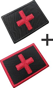 Pacth Bordado Medico airsoft Patches C/Velcro