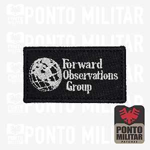 Forward Observations Group FOG Corporate Patch Bordado - Ponto Militar