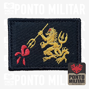 Bandeira Navy Seal DEVGRU Patch Bordado - Ponto Militar