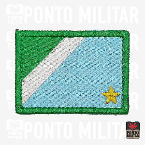 Bandeira Estado Mato Grosso Patch Bordado 7x5cm - Ponto Militar - Patches  Militares Emborrachado e Bordados