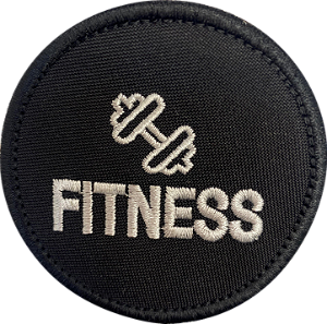 Patch Emblema Bordado Fitnes Ponto Militar Patches C/Velcro