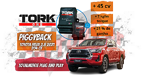 Piggyback TorkOne para Toyota Hilux / SW4 2.8 Diesel 204 cv 2021  / Conector Modulo ON/OFF