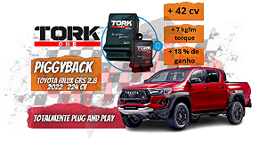 Piggyback TorkOne para Toyota HILUX GRS  2.8 Diesel 224 cv 2022  / Conector Modulo ON/OFF