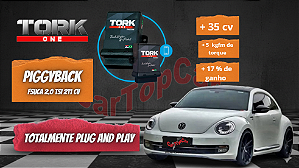 Piggyback (chip de potencia) TorkONE Para FUSCA / JETTA / TIGUAN 211 cv - C/ BLUETOOTH
