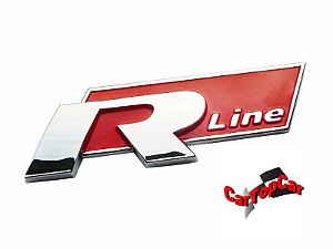 Emblema Rline Linha VW Ja com dupla face