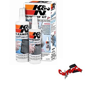 KIT LIMPEZA FILTRO DE CABINE AR CONDICIONADO K&N REF. 99-6000