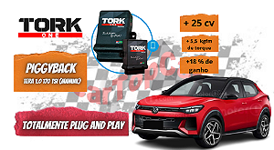 PIGGYBACK (CHIP DE POTÊNCIA) Novo VW TERA 1.0 170 TSI (MANUAL) C/ BLUETOOTH