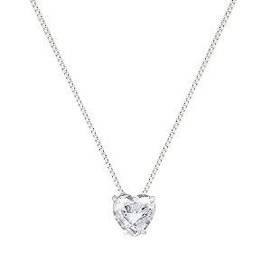 Colar Moissanite Coração